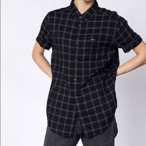 RVCA Black Button Up